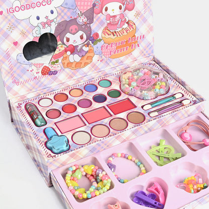 Sanrio Kuromi & My Melody Makeup Kit – Kids Cosmetic & Jewelry Gift Set