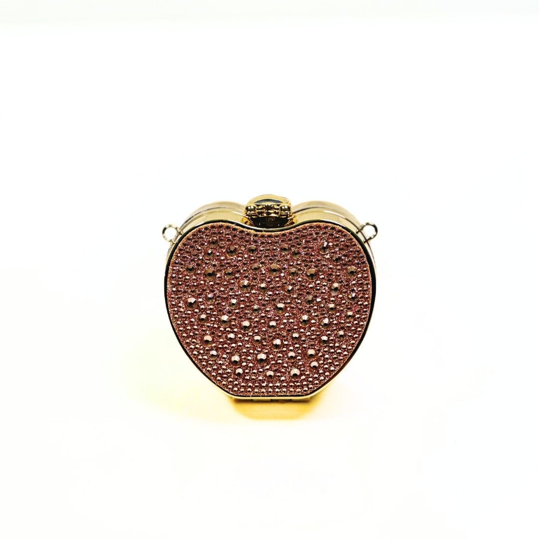 Diamonties Acrylic Square Cross Body Clutch