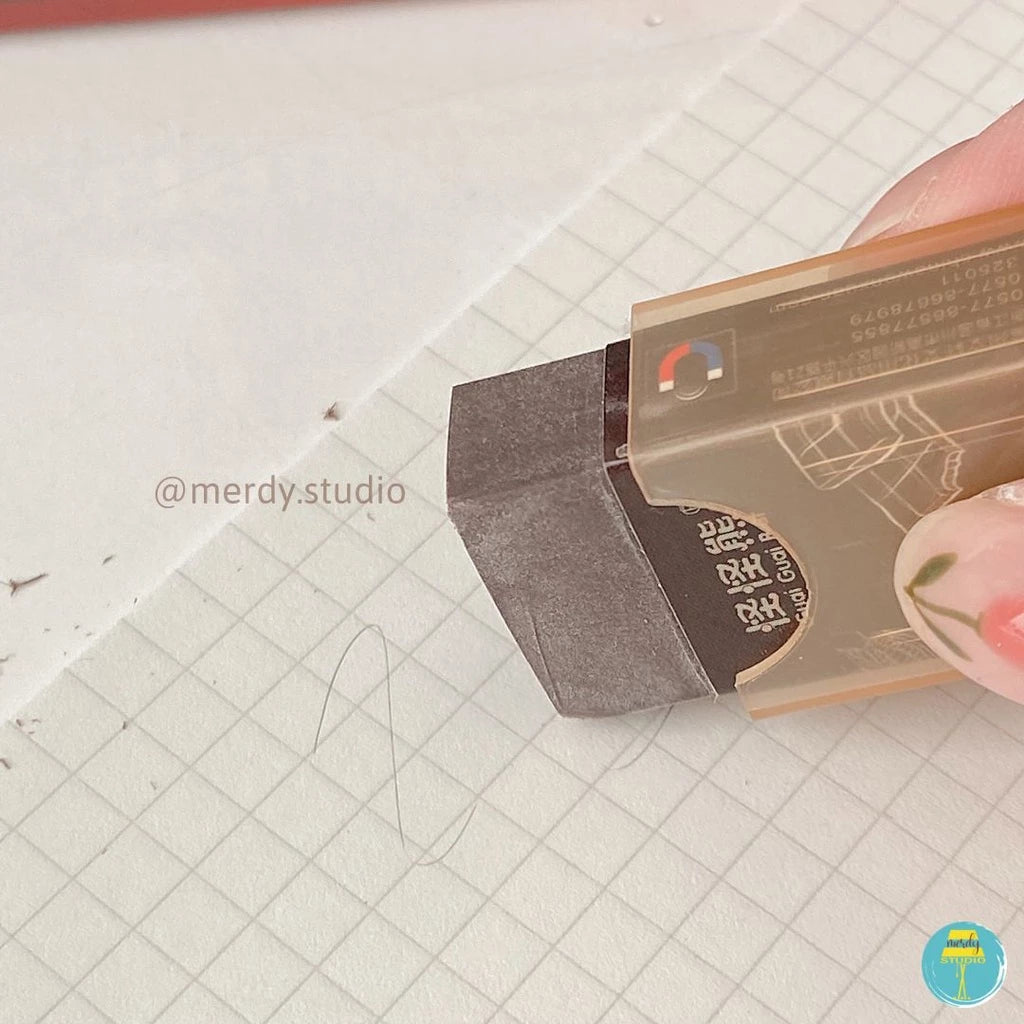 Chocolate Magnetic Eraser With Eraser Holder