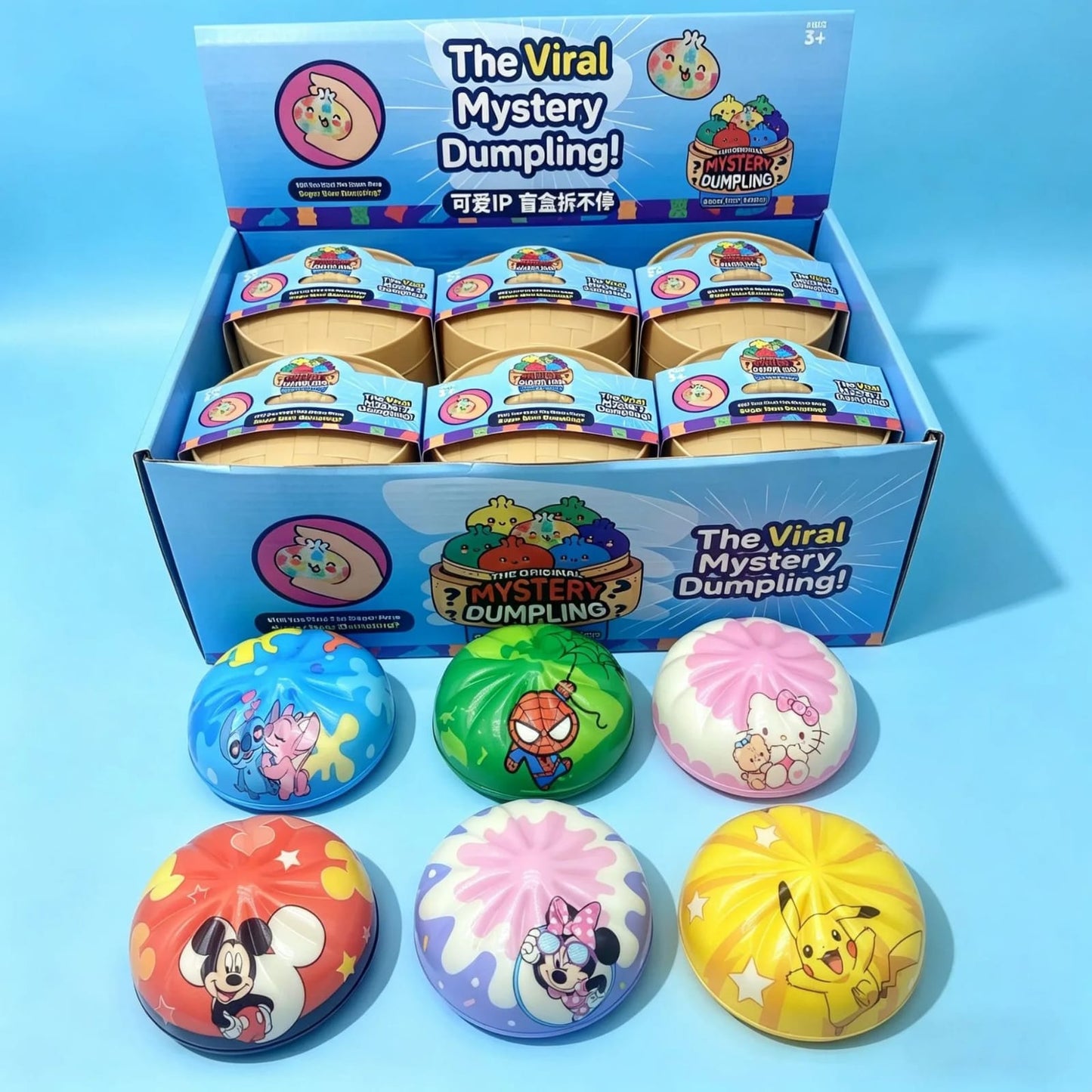 Viral Stress-Relieving Character Momo Dumpling Surprise Squishy Toy