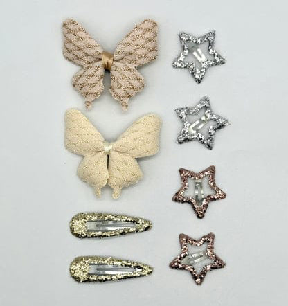 Butterfly Star Clips Set