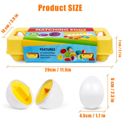 Matching Eggs Color Recognition and Shape