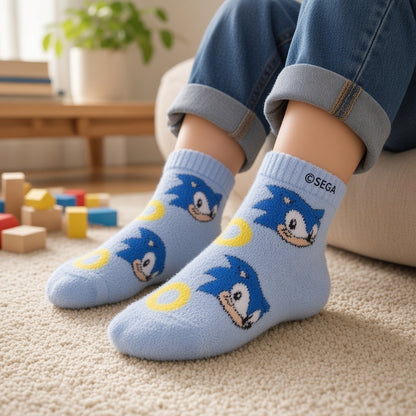Sonic Velvet Socks (2 to 5 years)