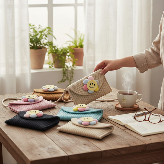 Big Size Jute Wallet Bag