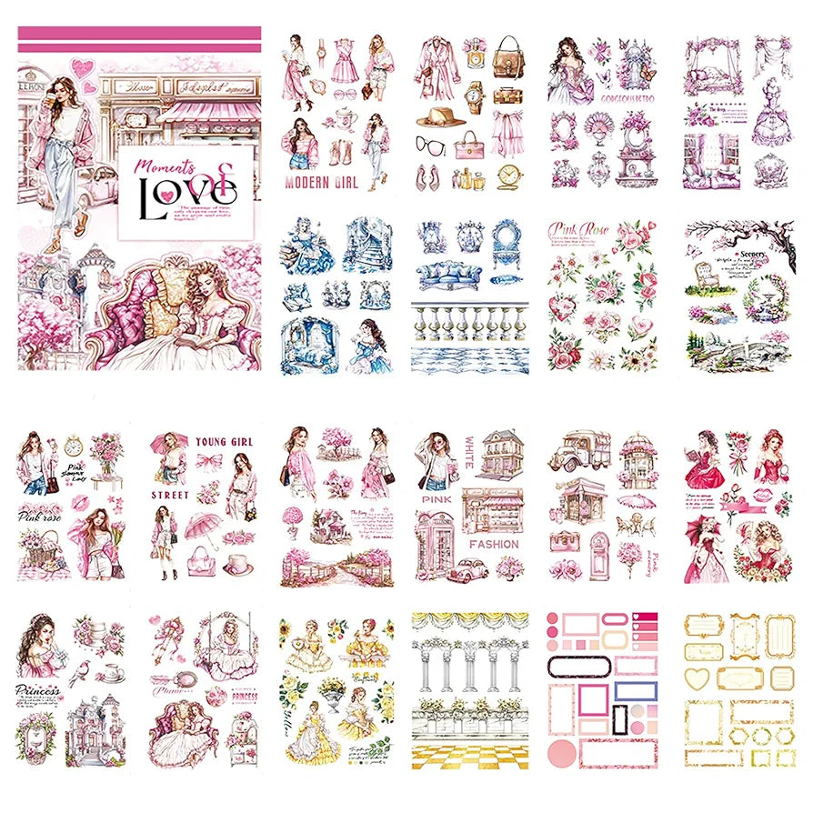 Journaling Stickers Book