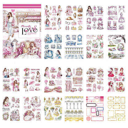 Journaling Stickers Book