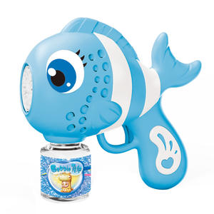 Nemo Fish Bubble Gun With Lights and Solution