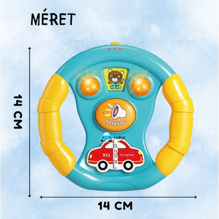 Interactive Musical Steering Wheel Toy