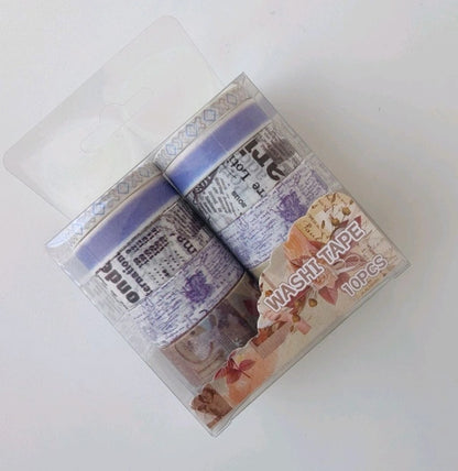 Retro Vintage Washi Tape Set