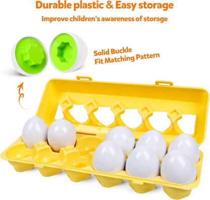 Matching Eggs Color Recognition and Shape