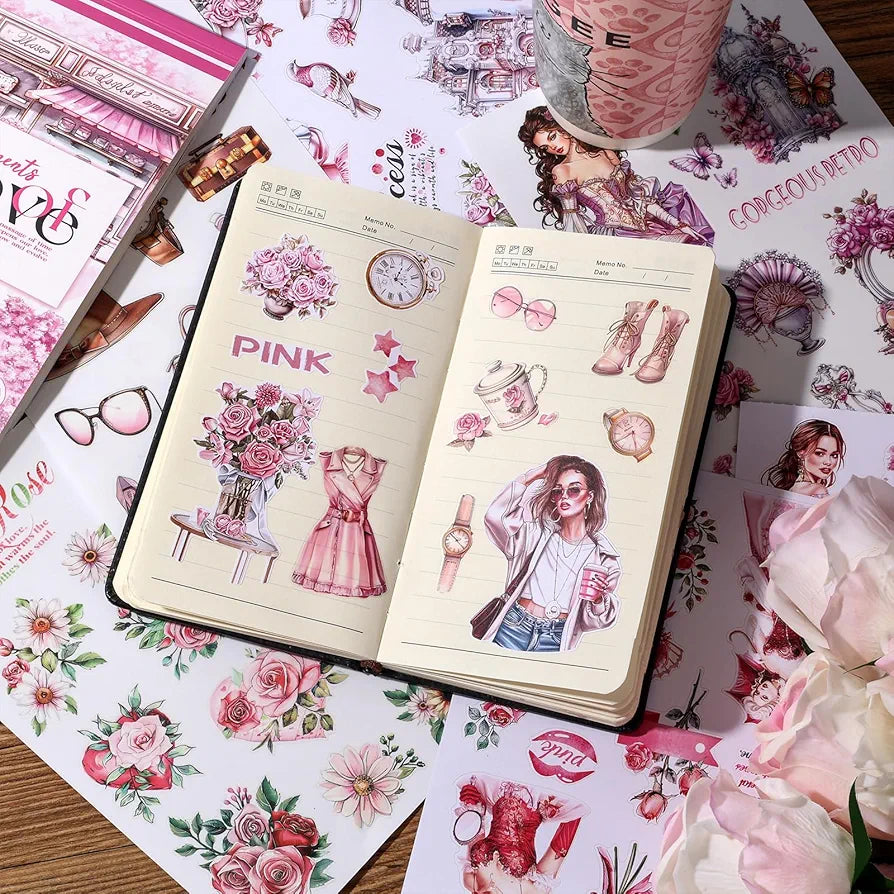 Journaling Stickers Book