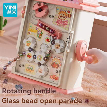 Cute Bunny House Automatic Bead Making Machine for Kids