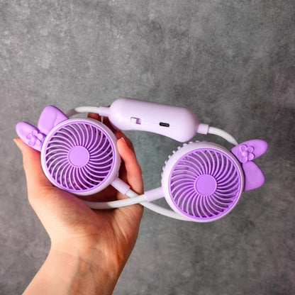 Sanrio Kuromi My Melody Rechargable Kawaii Neck Fan
