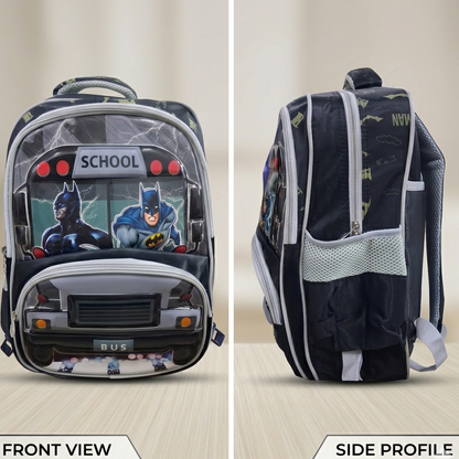 Batman School Bus Kids School Bag