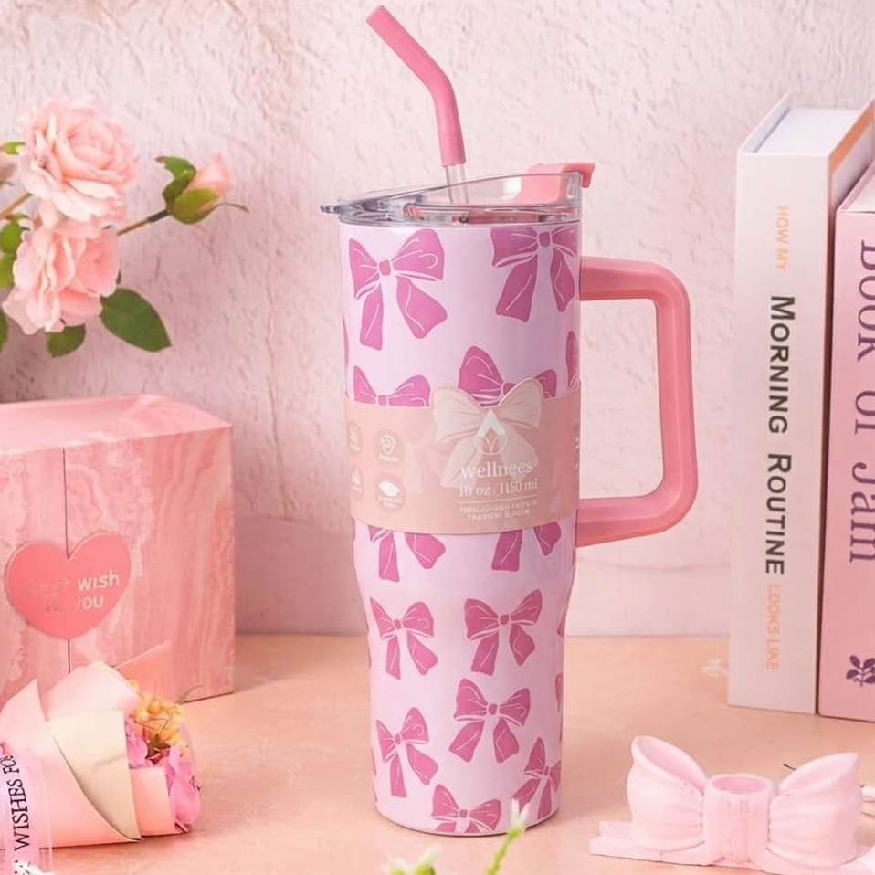 Pinteresty Bow Coquette Tumbler 40 Oz