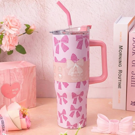 Pinteresty Bow Coquette Tumbler 40 Oz