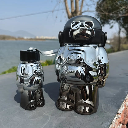 Holographic Twin  Robot Water Bottles