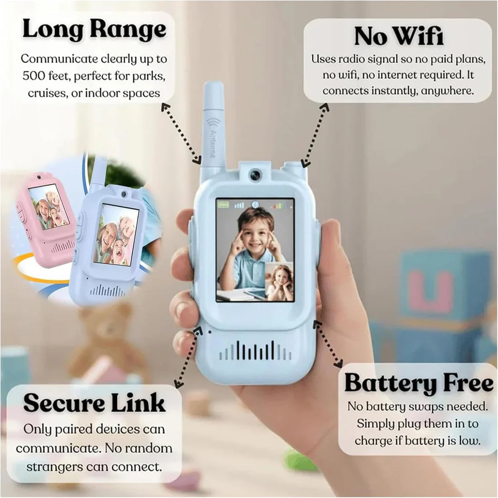 Kids Video Walkie Talkie-HD Video Calling Kid's Device