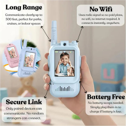 Kids Video Walkie Talkie-HD Video Calling Kid's Device