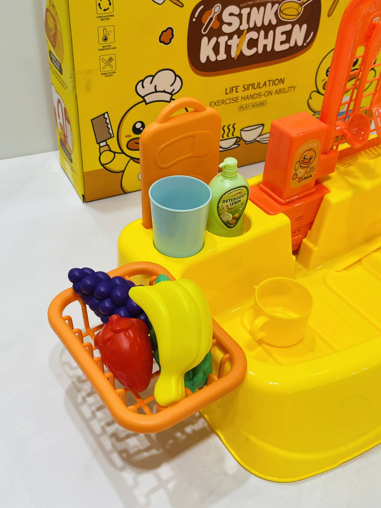 Miniature Electric Simulation Kitchen Sink