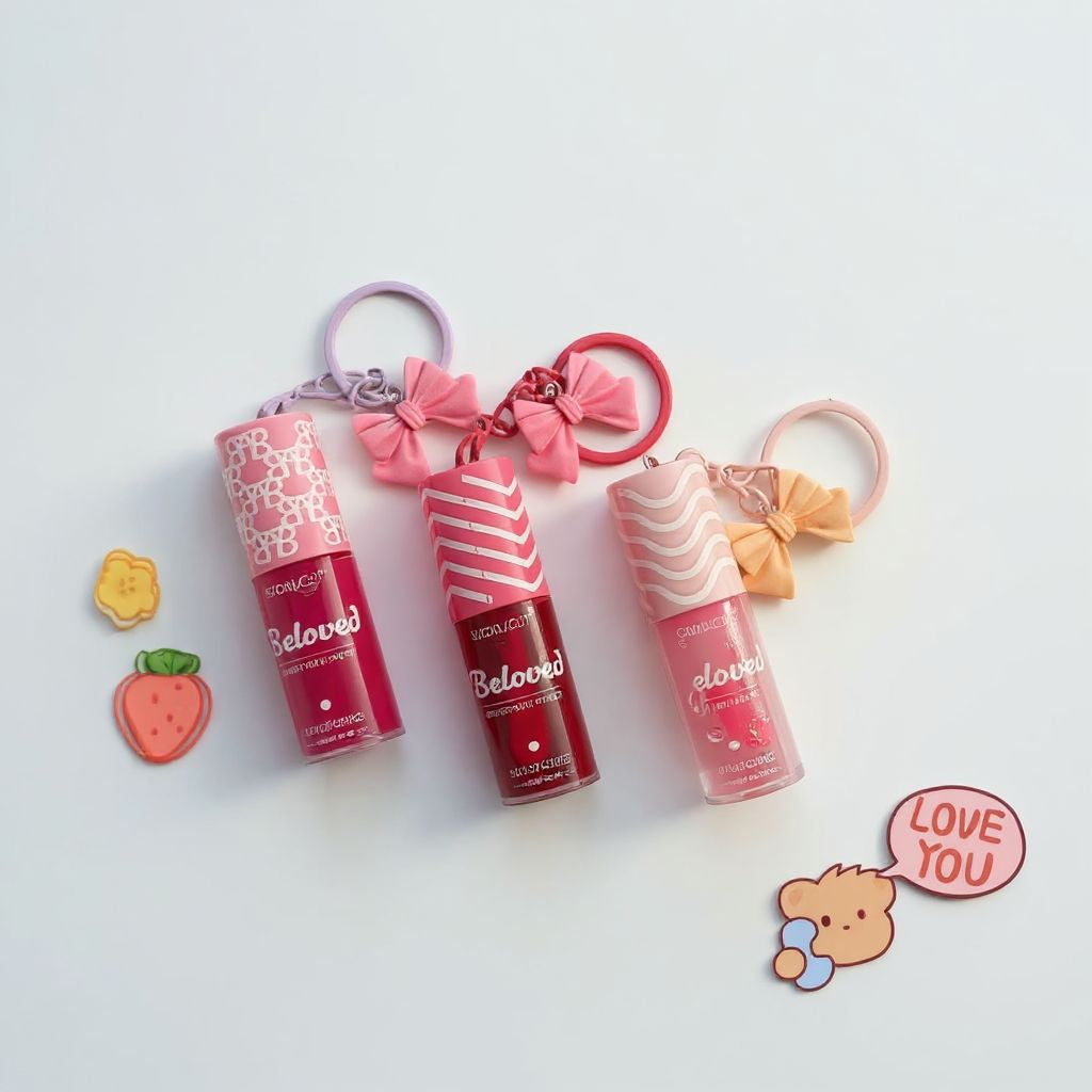 Beloved Key Chain Lip Gloss