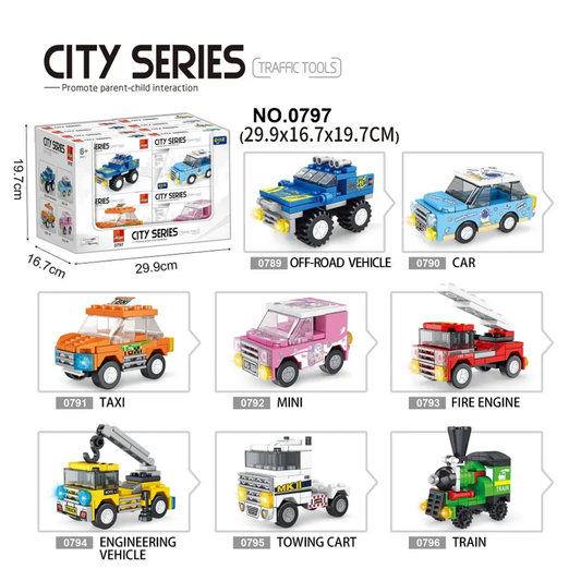 City Series Mini Lego Blocks