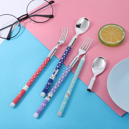 Cute Spoon & Fork Shape Mechanical Pencil (Set of 2)