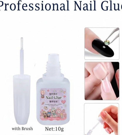 Brush Nail Glue | Easy Application With Brush