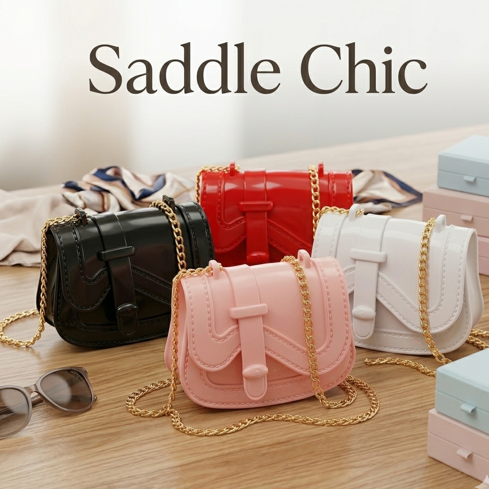 Saddle Chic: Mini Jelly Crossbody Collection For Kids