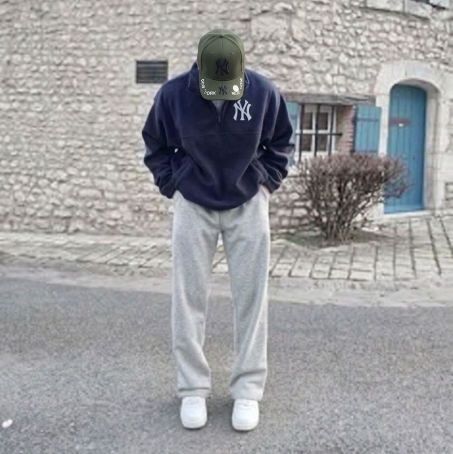 Korean Army Green P Cap | 8 Years to Adults