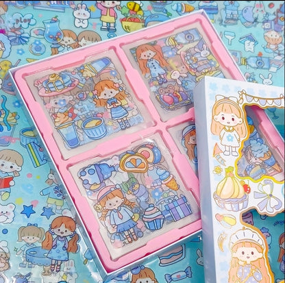 100 Sheets Kawaii Sticker Box