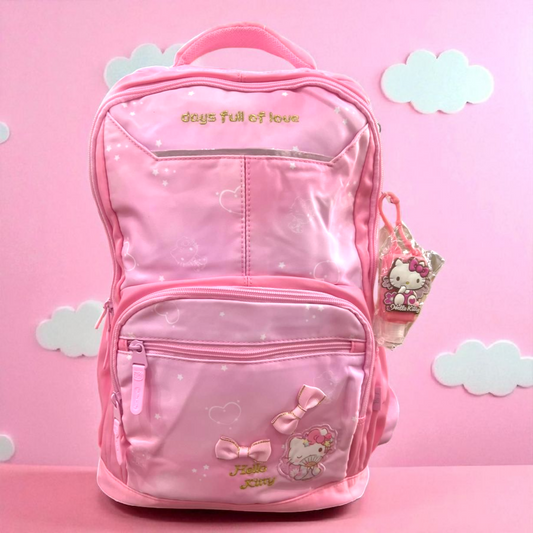 Original Hello Kitty School Bag With Hand sanitizer Bottle