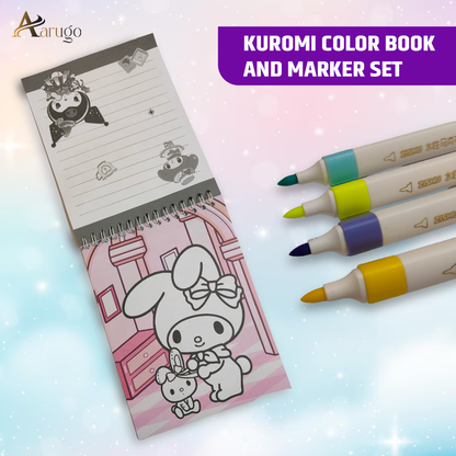 Kuromi Stationery Set