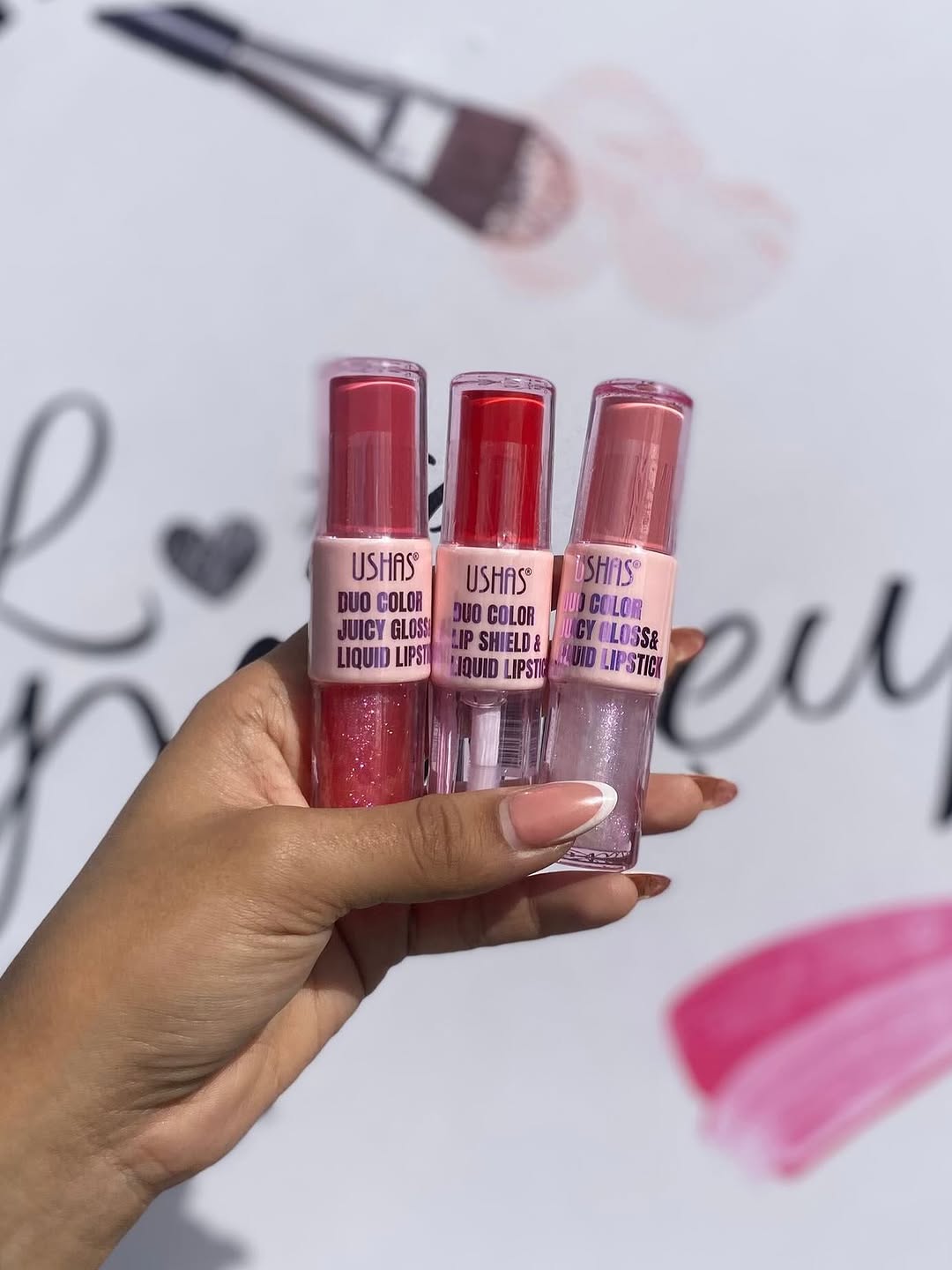 Ushaz Duo Color Juicy Gloss + Lipstick