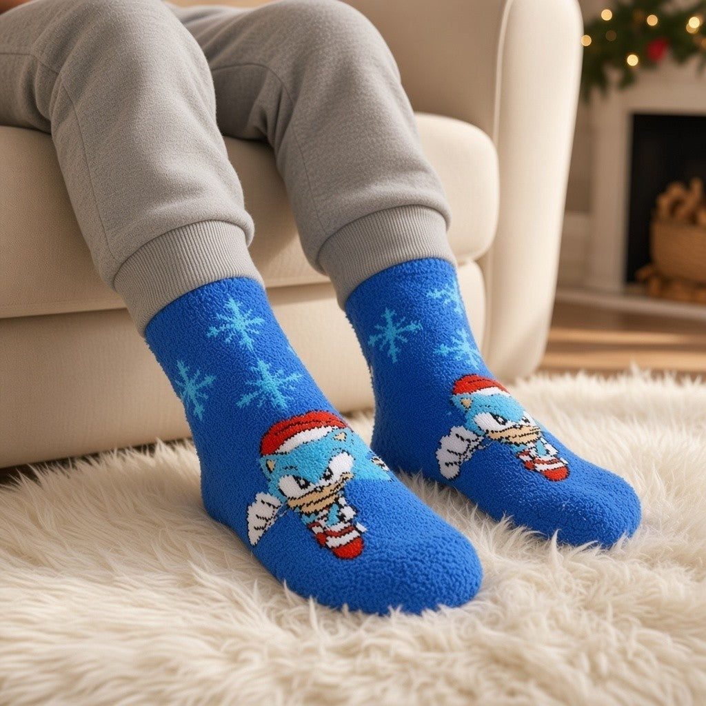 Sonic Velvet Socks for Kids – Age 3 to 5 Years