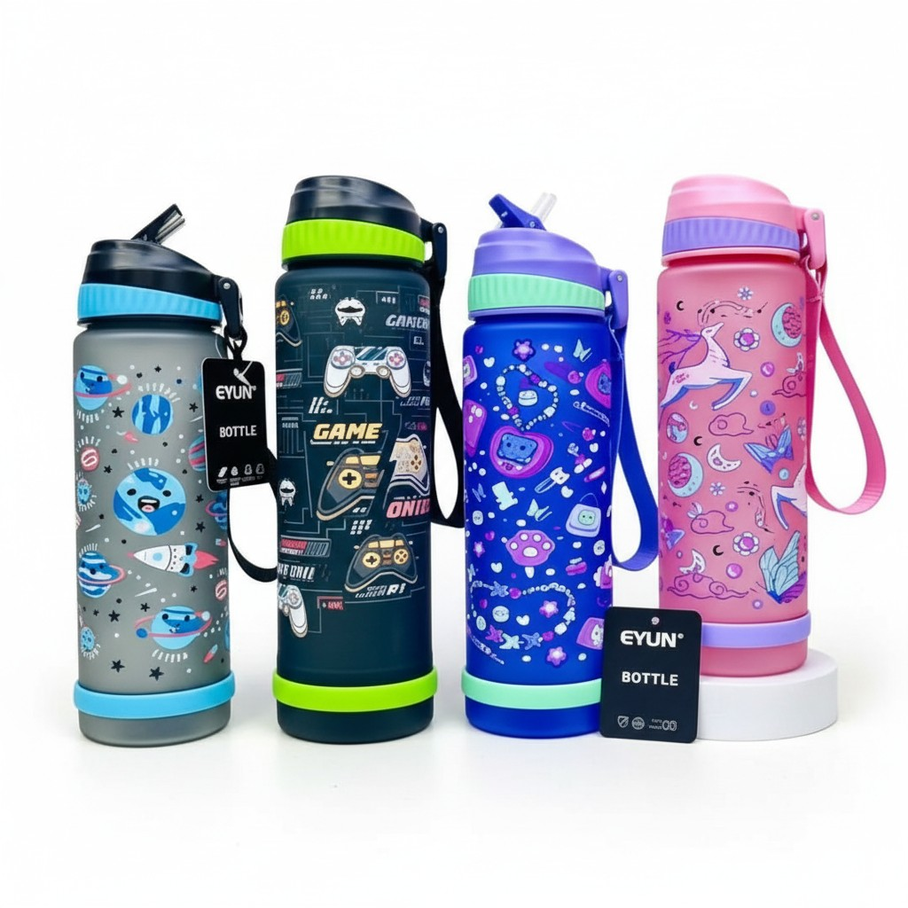EYUN Kids Water Bottles | 750ml BPA-Free School Bottles