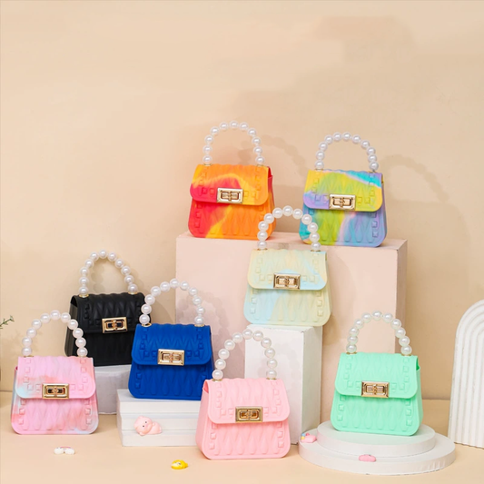 Jelly Pearl Handle Purse| Bag For Little Girls