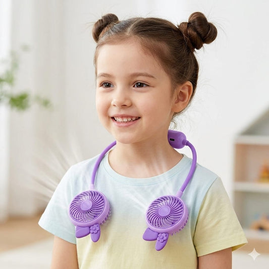 Rechargable Kawaii Neck Fan