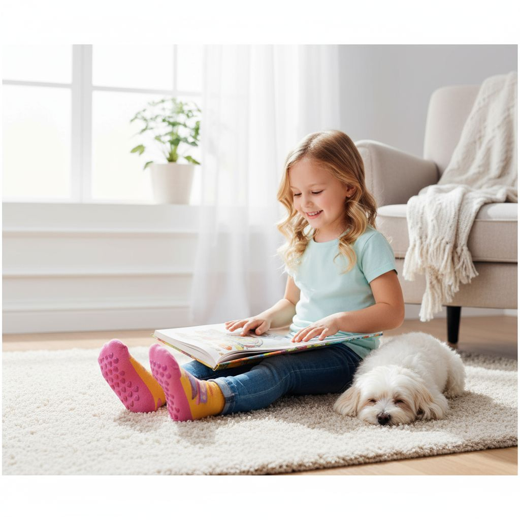 Anti Slip Girls Socks