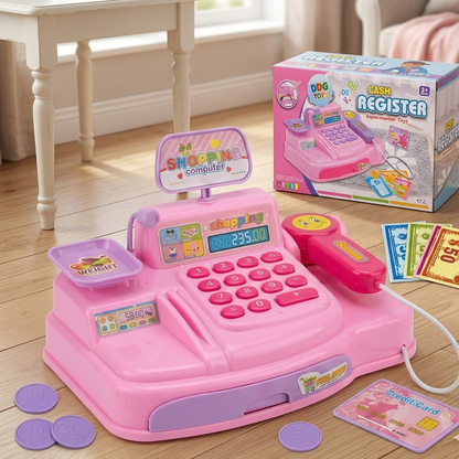Cash Register with Sound and Light | Scanner Also Included