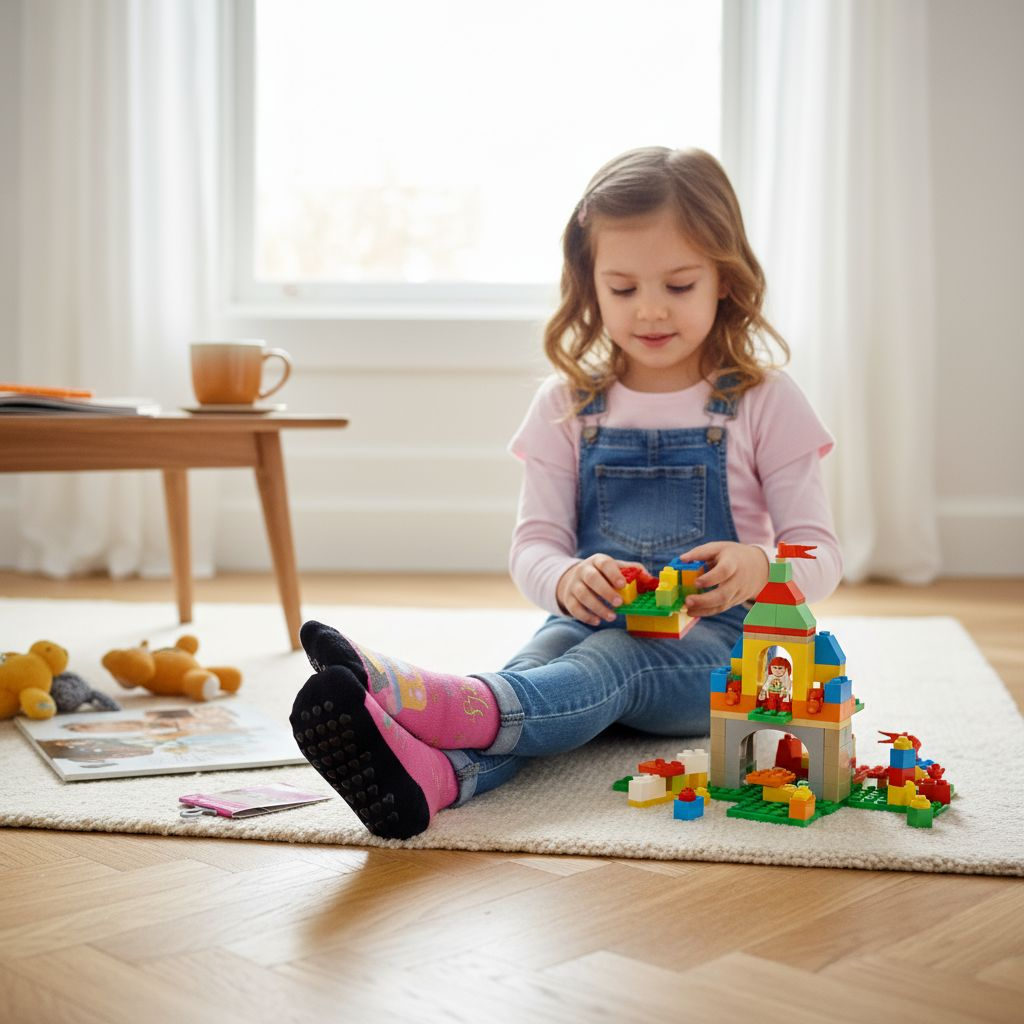 Anti Slip Girls Socks