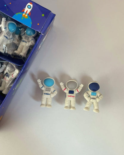 Spaceship 3D Space Man Pencil Erasers(Set Of 3)