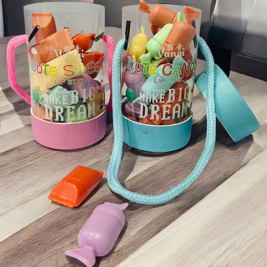Cute Candy Lipstick Set – Fun, Sweet & Stylish
