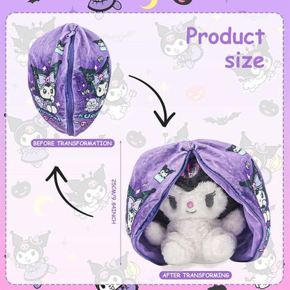 Kuromi Plush Toy – Reversible 2 in 1 Transformable Soft Toy
