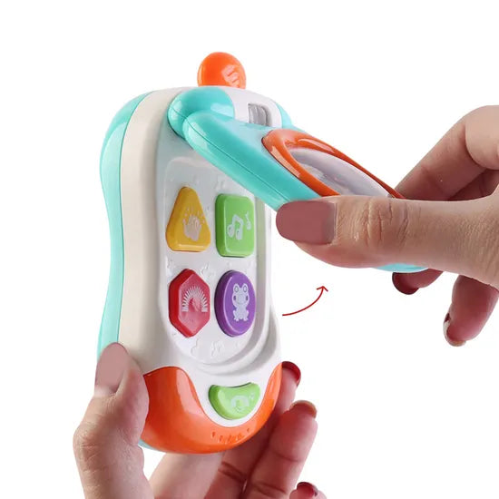 Baby Sound and Light Flip Phone Toy – Interactive Educational Learning Toy