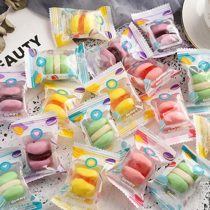 Gummy Macaron Candy – Soft & Chewy Treats