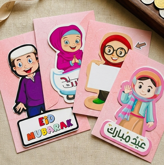 Tuck - In Eidi Holder With Envelope For Kids