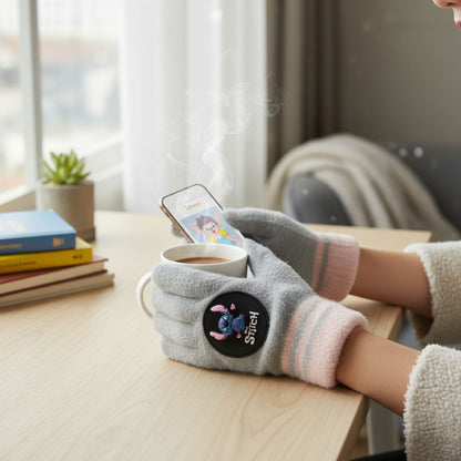 3D Spinner Sanrio Warm Hand Gloves For kids