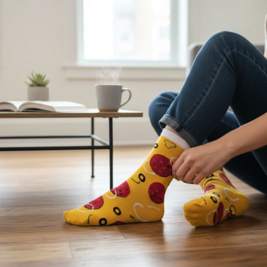 Pizza Kids Warm Socks