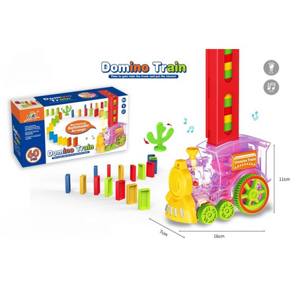 Domino Train Mechanical Automatic Arrange 60 Pcs